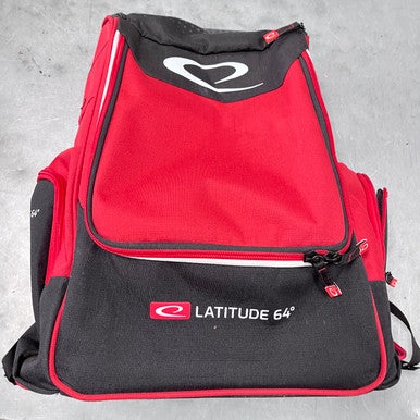 Used Latitude 64 Disc Golf Backpack Red 11307-S000259412