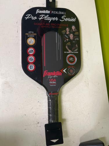 Used Franklin PRO PLAYER SERIES Pickleball Racquet Black 11307-S000259666