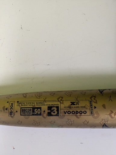 Used Demarini VOODOO BB/SB High School -3 Bat 34" 11307-S000256489