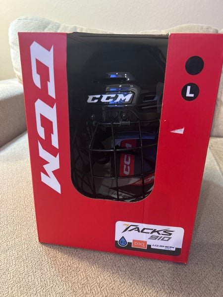 CCM Tacks 910 Helmet w/cage (New) Black