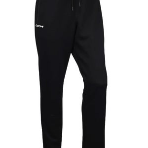 NEW CCM Premium Tapered Fleece Pant, Black, Sr. Large