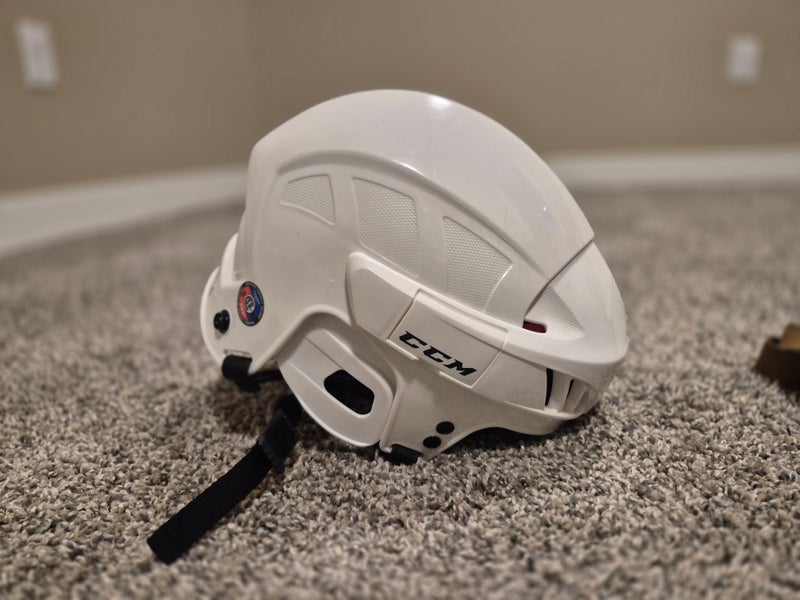 NEW CCM HT50 White Helmet, Large