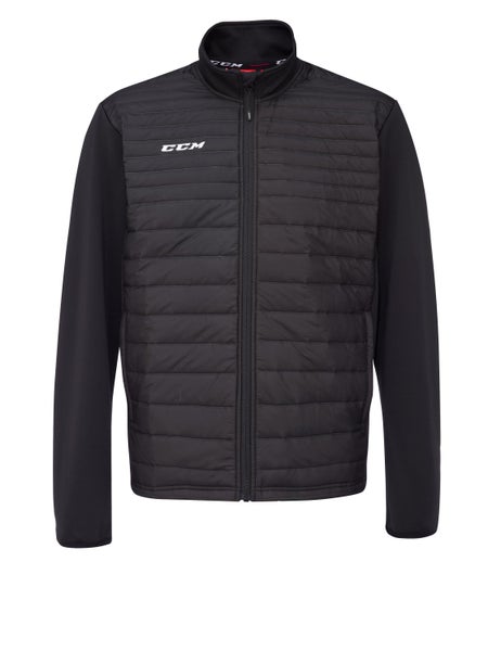 NEW CCM Quilted Jacket, Black, Youth Small
