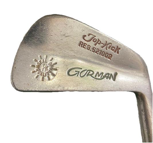 Gorman Golf Top Kick Knurl Lock 1 Iron RH Stiff Steel 40" 27th Year Seal Quality