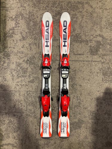 HEAD SuperShape Team 97cm Skis + Head LR4.5 Bindings