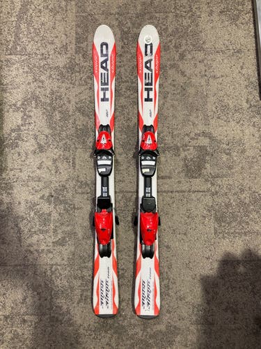 HEAD SuperShape Team 107cm Skis + Head LR4.5 Bindings