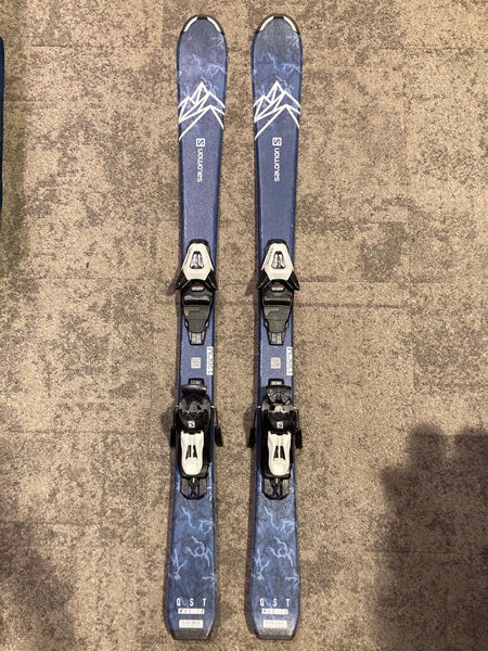 Salomon QST 120cm Skis + Salomon Strive5 Bindings