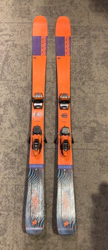 Women's K2 Mindbender 98TI 168cm Skis + Marker Squire 11 Bindings