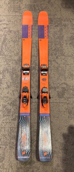 Women's K2 Mindbender 98TI 168cm Skis + Marker Squire 11 Bindings