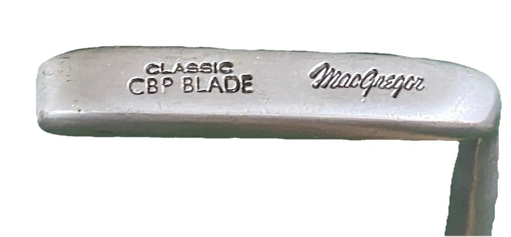 MacGregor Classic CBP Napa Blade Long Hosel Putter RH Steel 34" Leather Grip