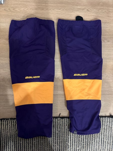 LA Kings Purple Senior Bauer Socks (New) L/XL