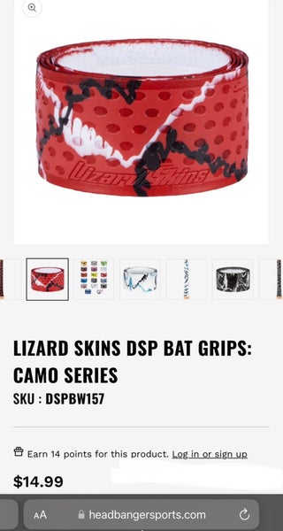 Lizard Skins DSP “Crimson Camo” Bat Grip