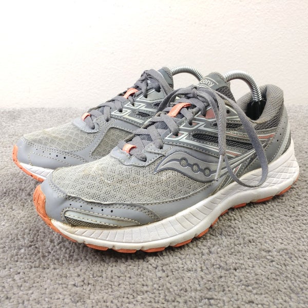Saucony Cohesion 13 Womens Size 7.5 Running Shoes Gray Sneakers Low Top