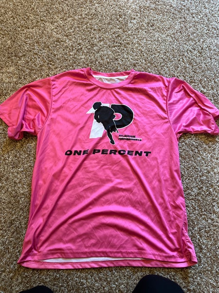 Pink One Percent showcase tee shirt - size LG