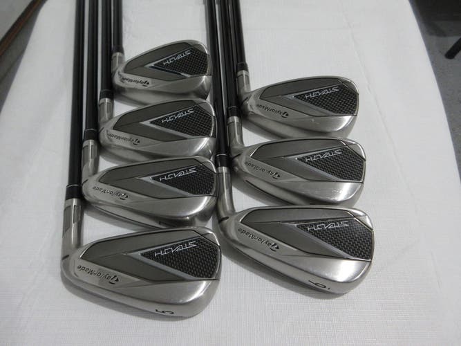 TaylorMade Stealth Iron Set - 5-PW, AW - Regular Flex Graphite