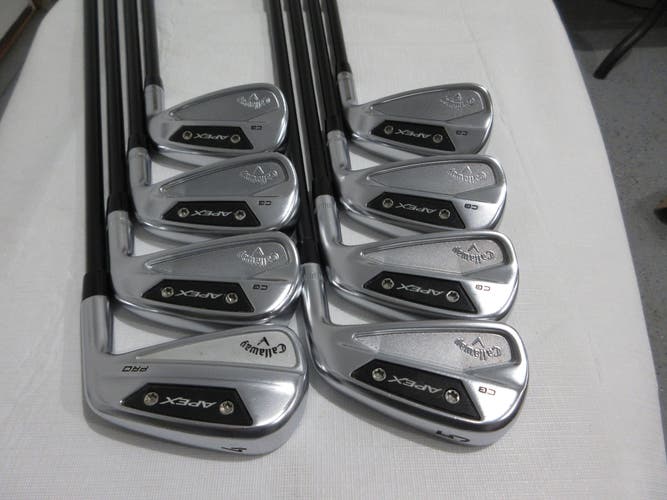 Callaway 2024 Apex Pro & CB Iron Set - 4-AW - LA Golf Extra Stiff Graphite