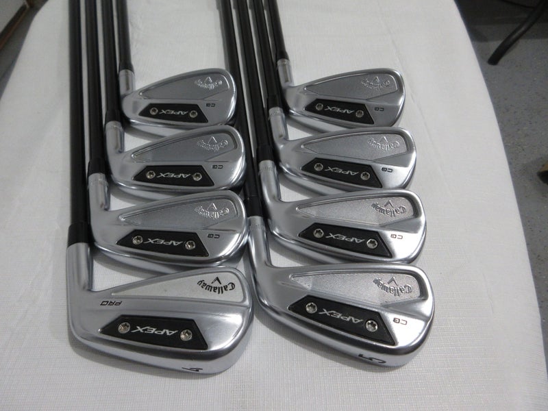 Callaway 2024 Apex Pro & CB Iron Set - 4-AW - LA Golf Extra Stiff Graphite