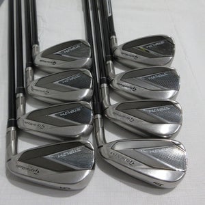 TaylorMade Stealth Iron Set - 4-PW, AW - Stiff Flex Graphite
