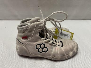 Used Rudis Wrestling Shoes White Senior 6.5 11490-S000267012