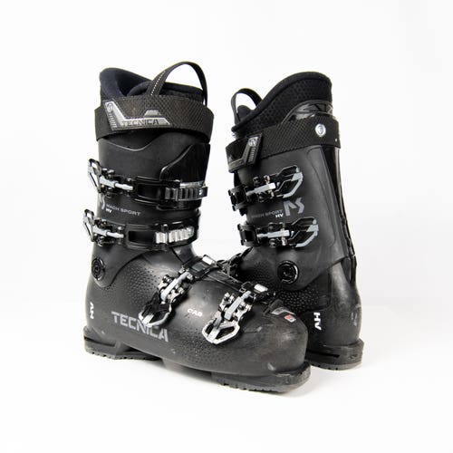 Tecnica Mach Sport HV 70 Mondo 28/28.5 Men's 10/10.5 All Mountain Ski Boots Black (Used)