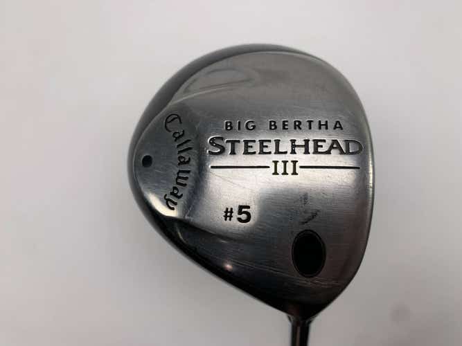 Callaway Steelhead III 5 Fairway Wood 18* Regular Steel Mens RH