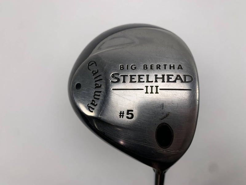 Callaway Steelhead III 5 Fairway Wood 18* Regular Steel Mens RH