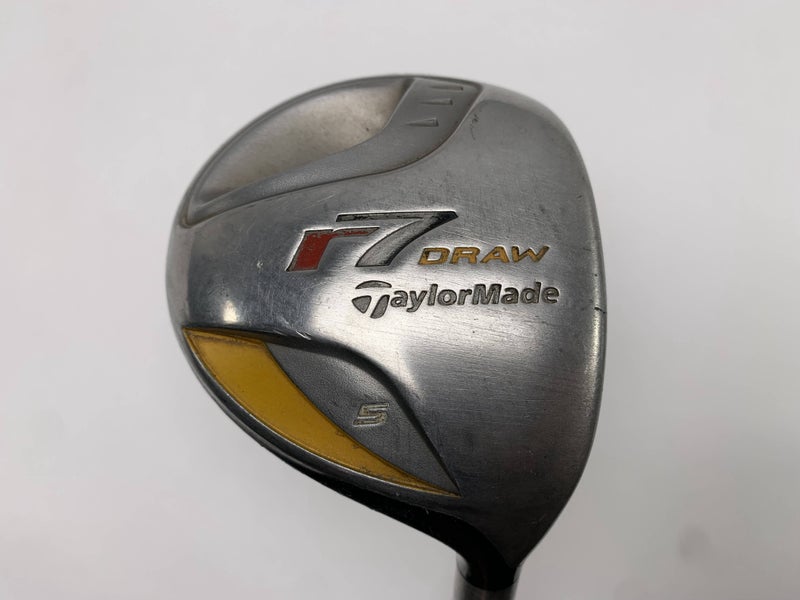 TaylorMade R7 Draw 5 Fairway Wood 18* REAX 55g Regular Graphite Mens RH