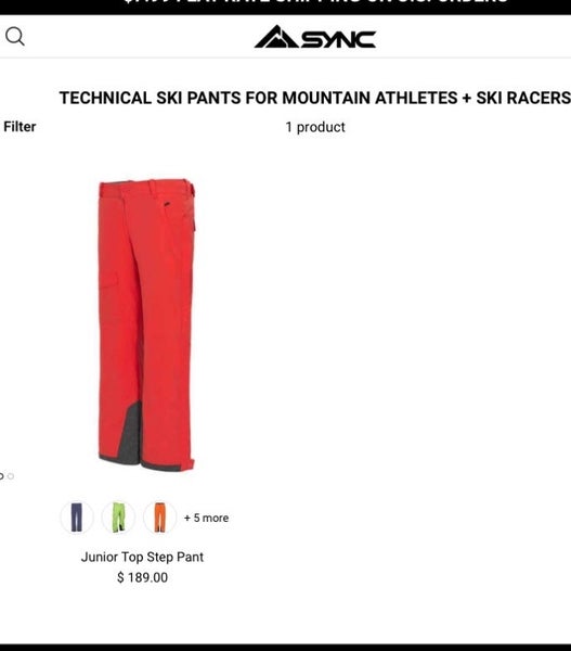 Pink Small Kids Unisex SYNC Pants (Used)