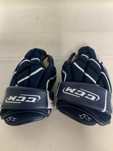 Used CCM VECTOR 88 Youth Gloves Navy Blue 9" 11823-S000035718