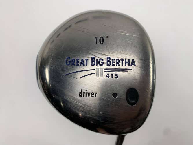Callaway Great Big Bertha II 415 Driver 10* GBB System 60 Regular Mens RH