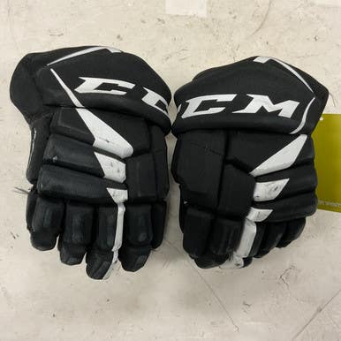 Used CCM JETSPEED FT475 Junior Gloves Black 10" 11855-S000194118