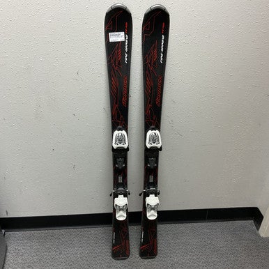 Used Nordica FIRE ARROW TEAM Boys DH Ski/Binding Black And Red 120 cm 11855-S000194109