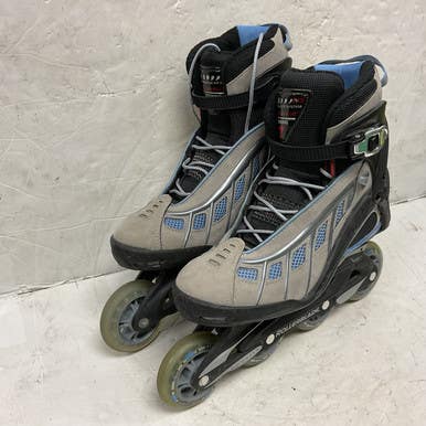 Used Rollerblade AERO 5W Senior Rec Fitness Skates Grey Senior 8 11855-S000194103