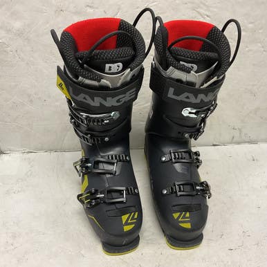 Used Lange LX 120 Mens DH Ski Boot Black And Optic Yellow 255 MP - M07.5 - W08.5 11855-S000194091