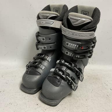 Used Salomon PERFORMA 5.0 Womens DH Ski Boot Grey 245 MP - M06.5 - W07.5 11855-S000194171