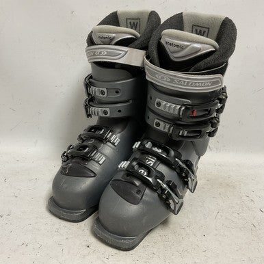 Used Salomon PERFORMA 5.0 Womens DH Ski Boot Grey 245 MP - M06.5 - W07.5 11855-S000194171