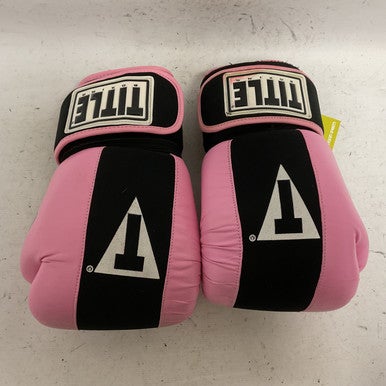 Used Title Boxing Gloves Pink Senior 11855-S000194138