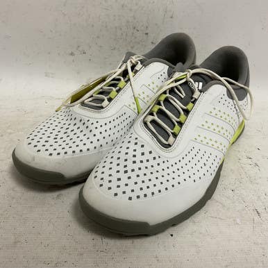 Used Adidas DA9134 Womens Golf Shoes White And Grey Senior 9.5 11855-S000191976
