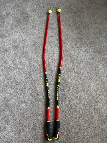GS LEKI POLES- 48in (120cm) Leki Racing Ski Poles (Used) with Trigger System