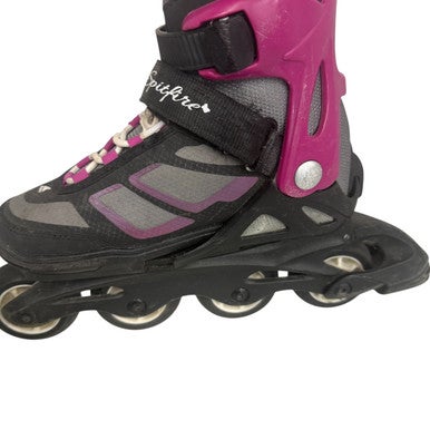 Used Rollerblade SG-3 Junior Rec Fitness Skates Black Adjustable 11406-S000107621