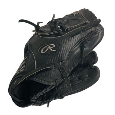 Used Rawlings PRO205-9BCF BB/SB Glove RH Throw Black 11 3/4" 11406-S000107651