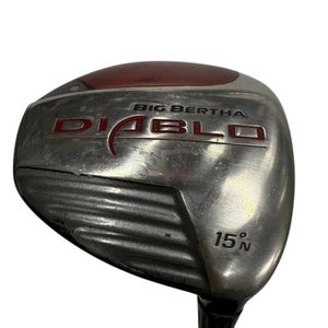 Used Callaway BIG BERTHA DIABLO Mens Fairway Wood RH 3 Wood 11406-S000107652