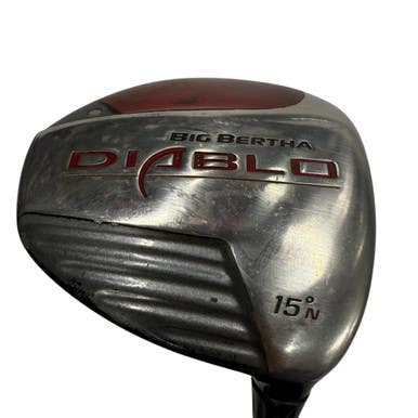Used Callaway BIG BERTHA DIABLO Mens Fairway Wood RH 3 Wood 11406-S000107652