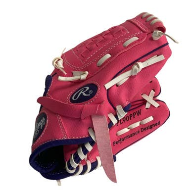 Used Rawlings PLAYER SERIES BB/SB Glove RH Throw Pink 9" 11406-S000107667