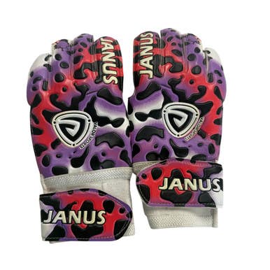 Used JANUS GOALIE GLOVE SZ 7 Soccer Goalie Gloves Pink 7 11406-S000107711