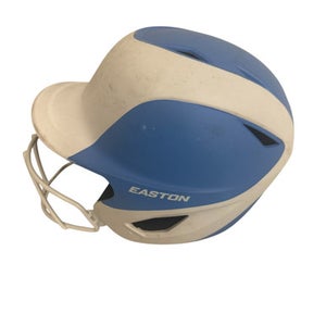 Used Easton 2 TONE GRIP Batting Helmet w/Mask Carolina Blue XS 11406-S000107264