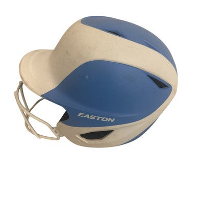 Used Easton 2 TONE GRIP Batting Helmet w/Mask Carolina Blue XS 11406-S000107264