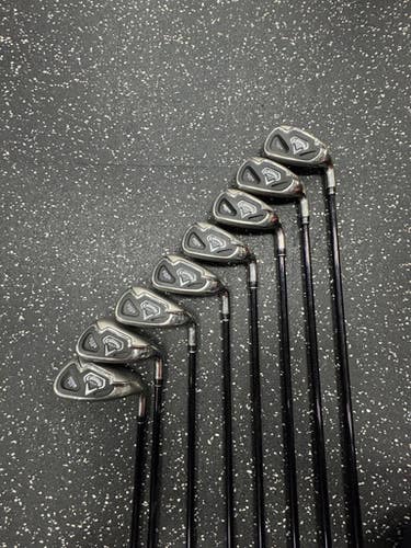 Used Callaway FUSION WIDE SOLE Mens Iron Set RH 4I-SW 11849-S000033326