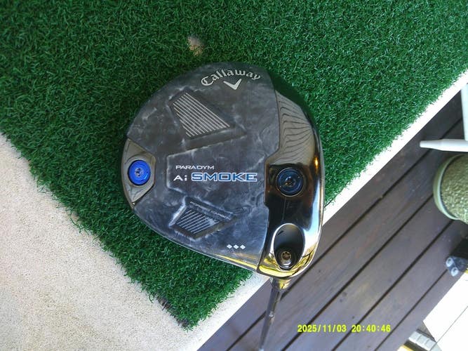 Callaway PARADYM Ai SMOKE Triple Diamond 9.0* Driver w/ Kai'Li 60g X-Stiff Flex