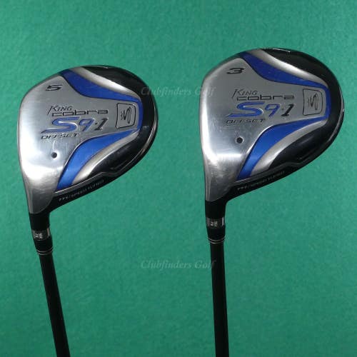 LH King Cobra S9-1 Offset 3 & 5 Woods Aldila DVS 50-A Graphite Seniors SET OF 2